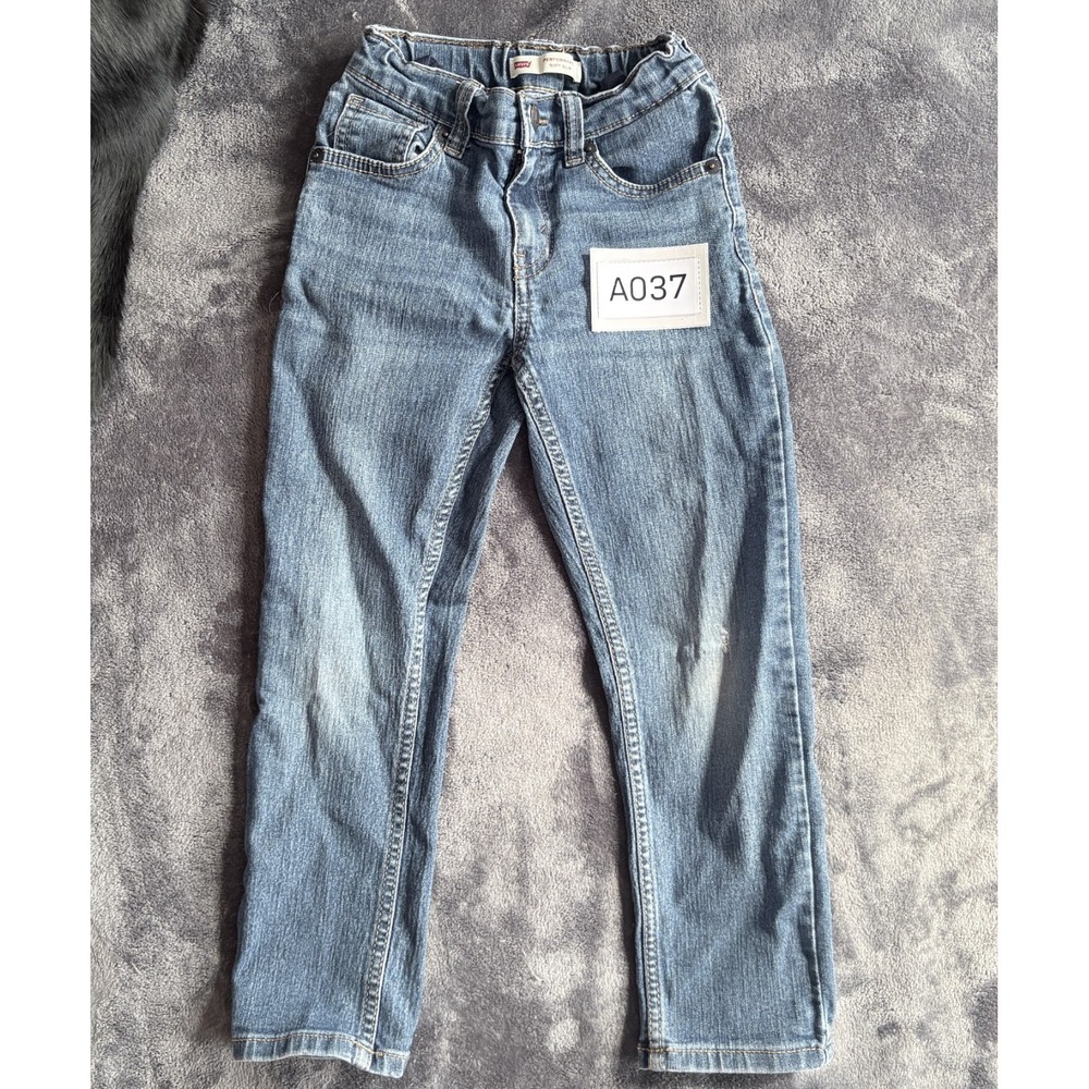 Vintage Levis 511 Slim Jeans Boys Light Blue Denim Size 6 Kids Adjustable Waist